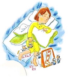 むずむず脚症候群で眠れない夜