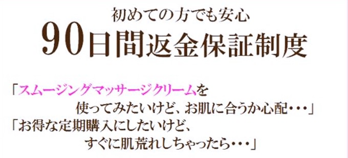 90日間返金保証付き
